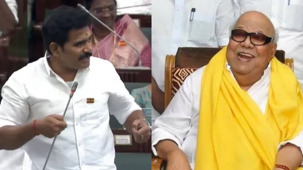 கருணாநிதியின் மஞ்சள் துண்டிற்கு காரணம் ஜோசியமா? வாயை விட்ட நிர்மல் குமார்.. ஆதாரத்தோடு விளாசிய திமுக!