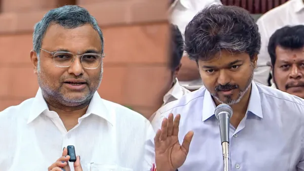 சீனாவை பாருங்க.. கார்த்தி சிதம்பரத்தின் ஒற்றை ட்வீட்! விஜய் ரசிகர்கள் கேள்வி