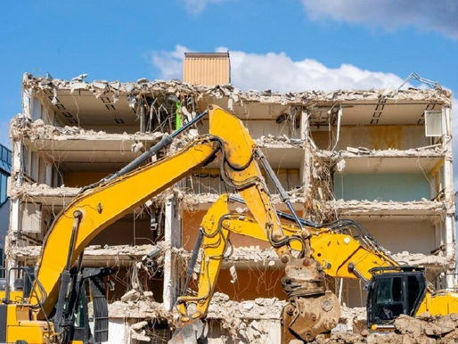 Demolitions of old buildings