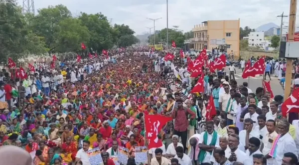 சொந்த நாட்டிலேயே அகதிகளாகும் நிலை! 98 மலை கிராம மக்கள் தொடர் போராட்டம்