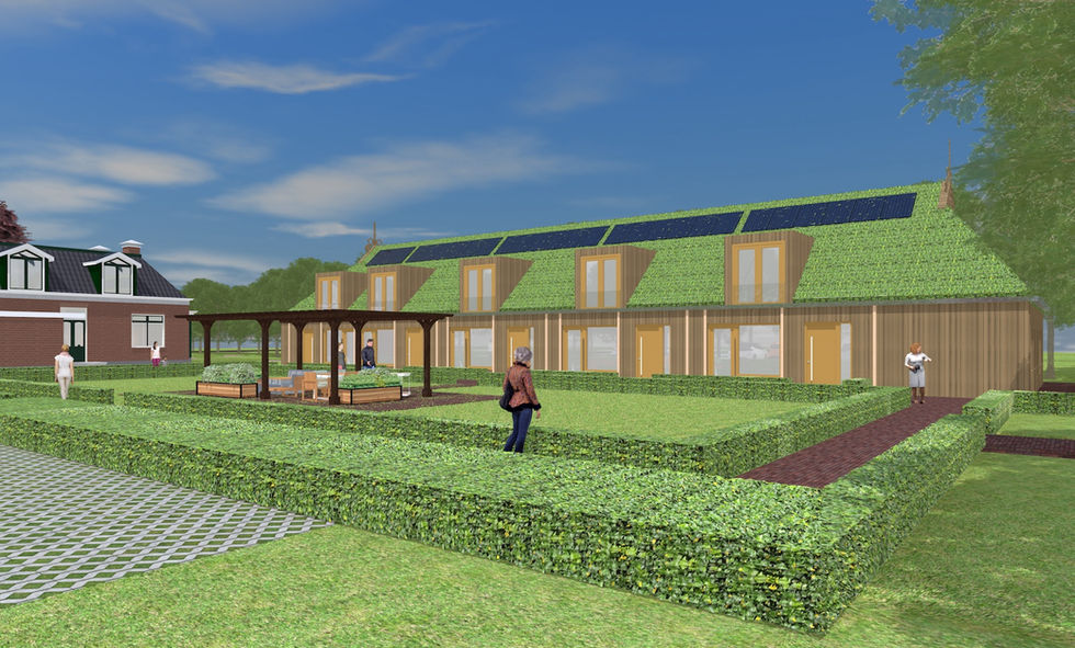 woningen in Veenwouden, Friesland, architectuur, architectenburo de Jong Drachten, nieuwbouw, architectuur, Groningen, Friesland, Drenthe, architectenbureau Drachten