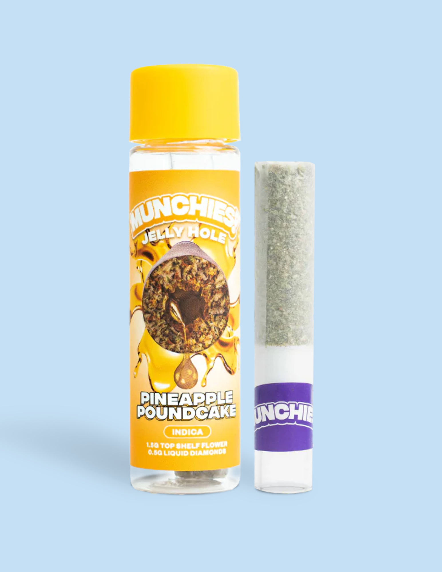 Pineapple Poundcake Jelly Holes