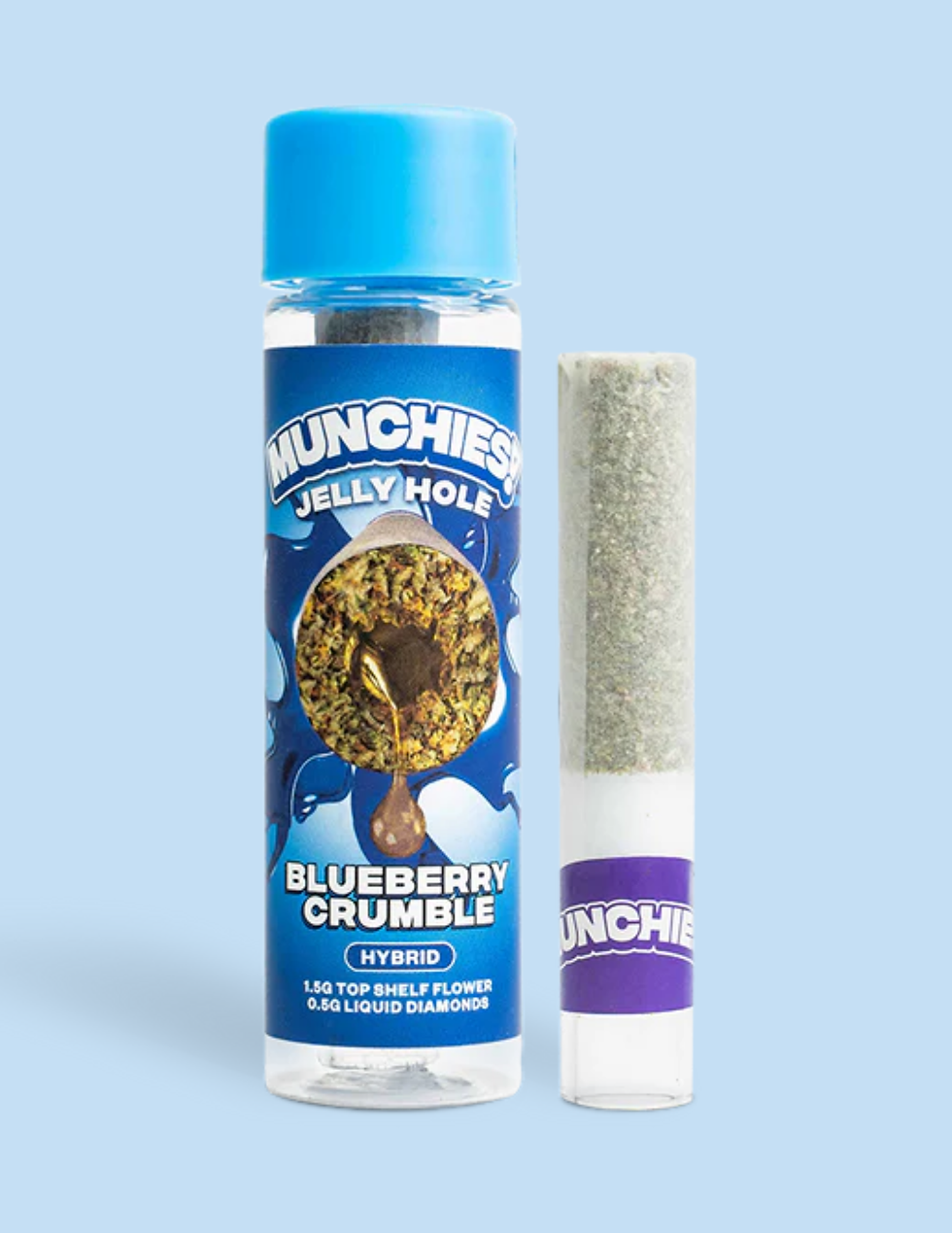 Blueberry Crumble Jelly Holes