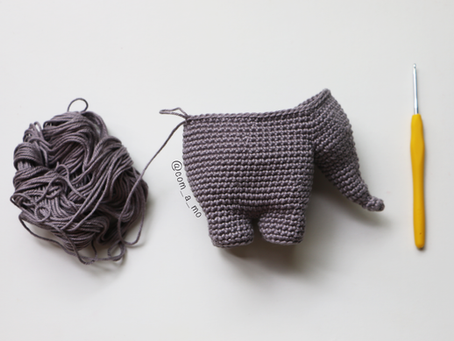 Etapas para fazer um amigurumi