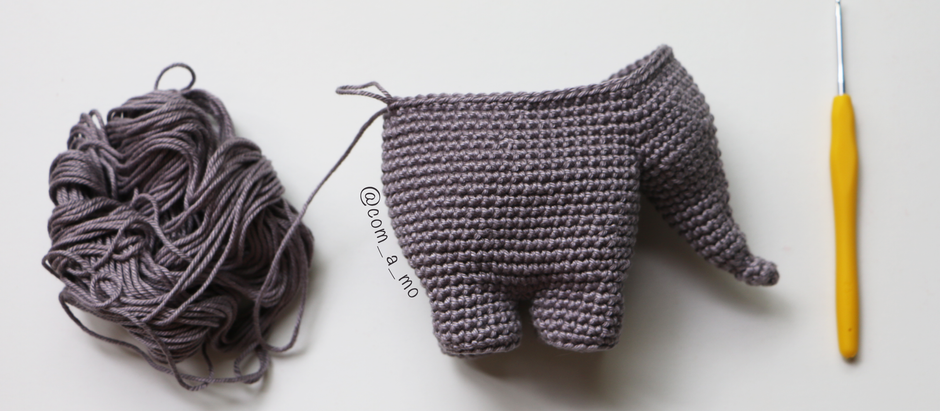 Etapas para fazer um amigurumi