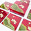 Thumbnail: handmade wooden lacquer coaster with box lotus flower pattern brown red blue