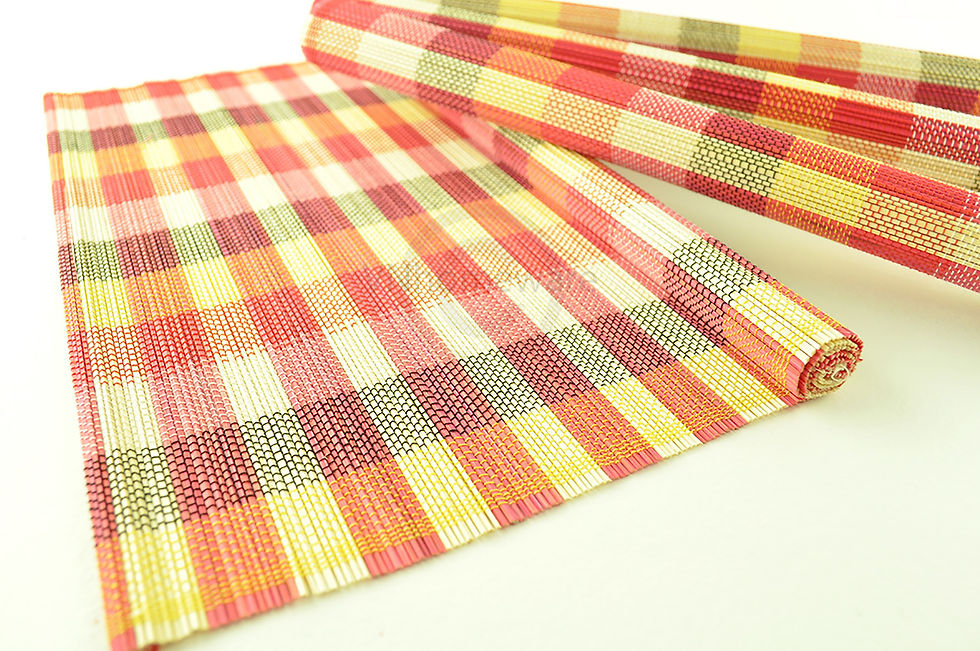 Thumbnail: bamboo placemat wooden table mat