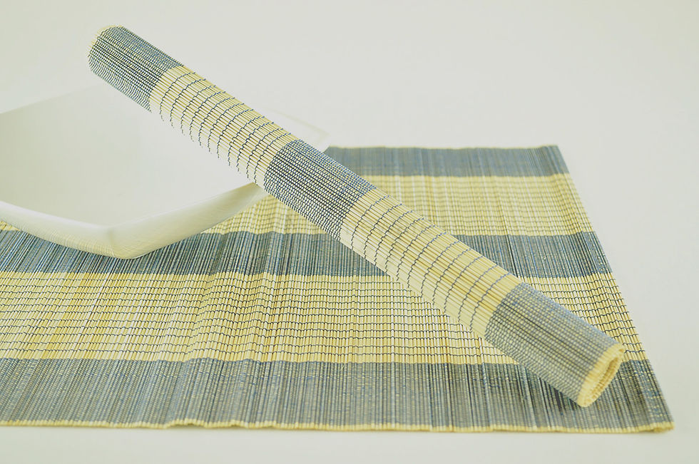 Thumbnail: bamboo placemat wooden table mat
