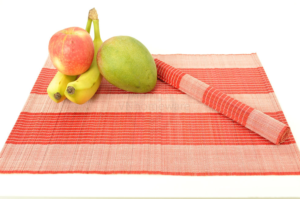 Thumbnail: bamboo placemat wooden table mat