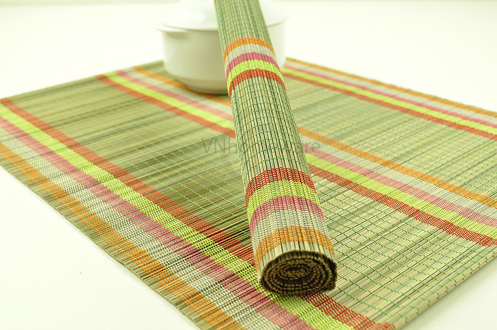 Thumbnail: bamboo placemat wooden table mat