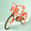 Thumbnail: Female bicycle model collectable metal bike model for display gift red