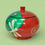 Thumbnail: handmade wooden lacquer pot bowl decorative pot with lid abstract painting green blue red black orange