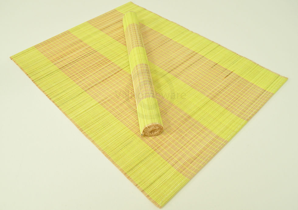 Thumbnail: bamboo placemat wooden table mat