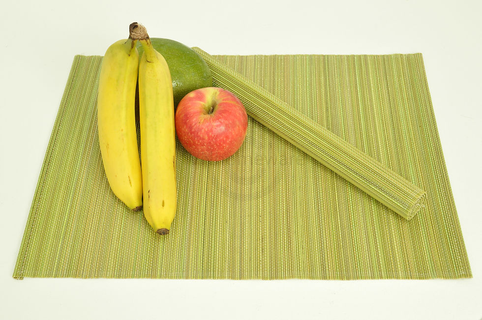 Thumbnail: bamboo placemat wooden table mat