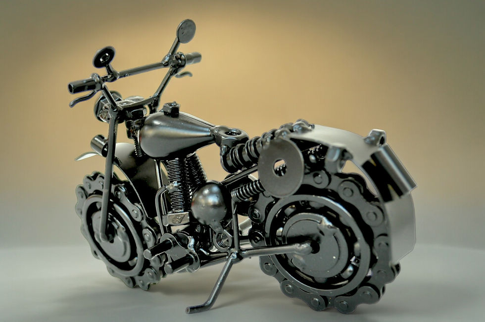 Thumbnail: Black motorbike model minsk metal motorbike bike for display gift, black