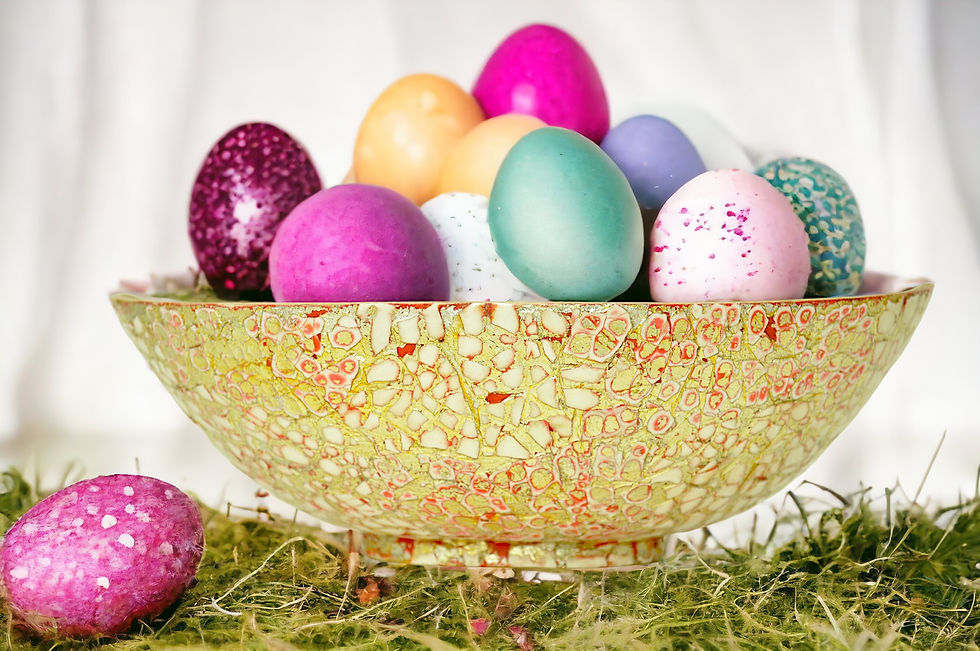 Thumbnail: bamboo rattan wicker wood bowl round oval boat shape salad fruit serving bowl brown cream green orange red