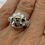Thumbnail: KAJMR 17 Silver and gold Daisy ring