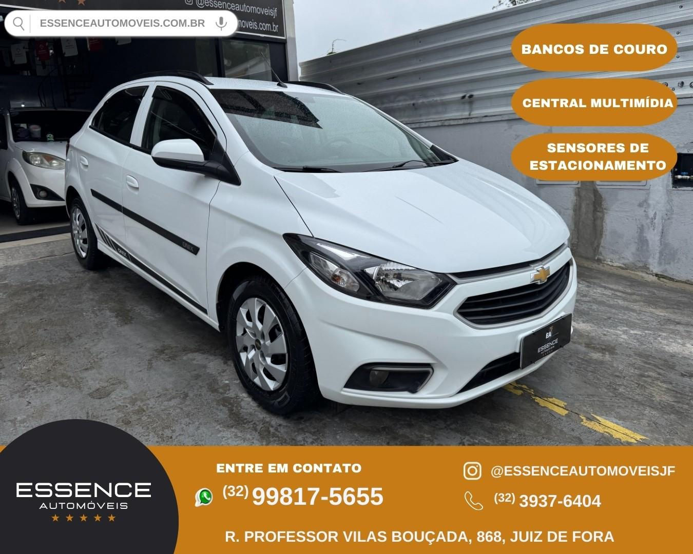 Chevrolet Onix  HATCH LT 1.0 8V FlexPower 5p Mec.  Branco - 2017/2018