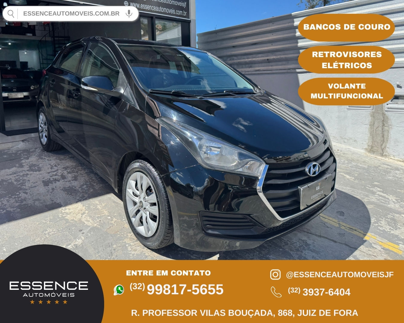 Hyundai HB20 1.0M COMFORT PLUS 2015/2016 - Preta