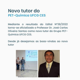 Novo tutor do PET-Química CES