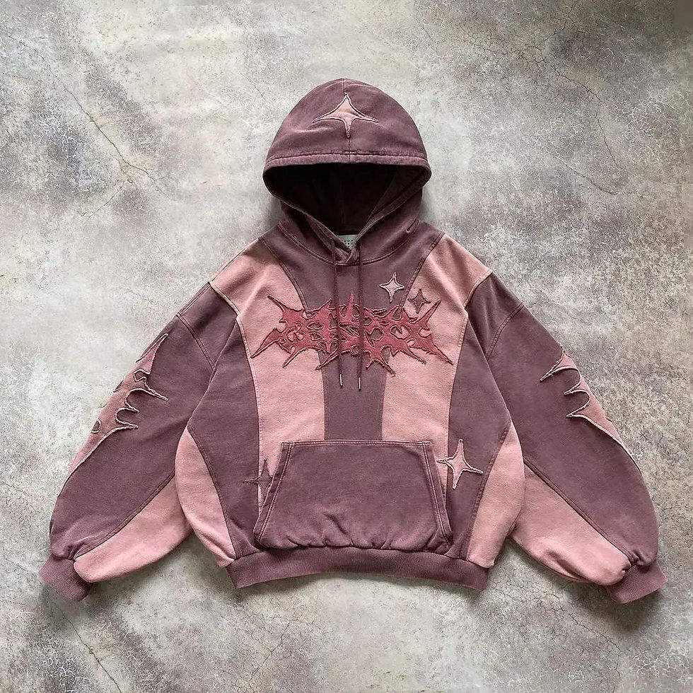 Thumbnail: Embroidered Pullover Hoodie