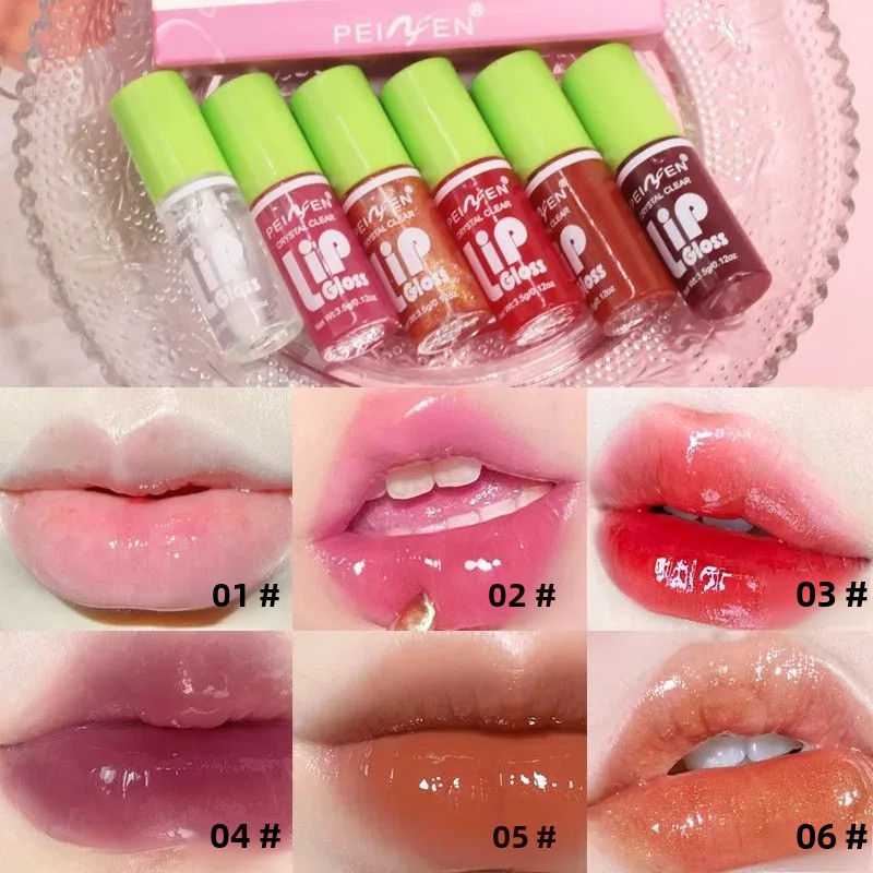 Miniatura: Gloss Labial Crystal Shine – Kit com 6 Core