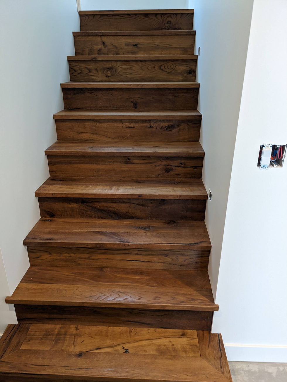 Hardwood on Stairs