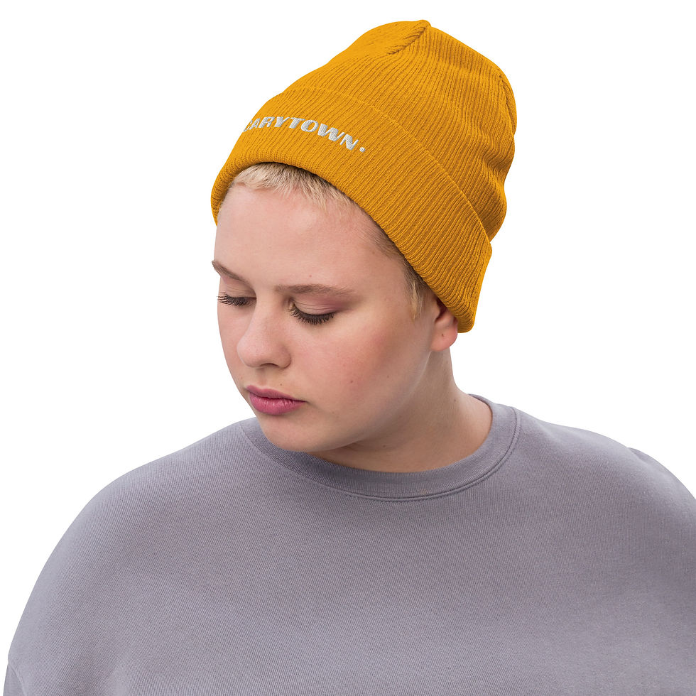 Thumbnail: Carytown Horizontal on Cuffed Beanie, Embroidered