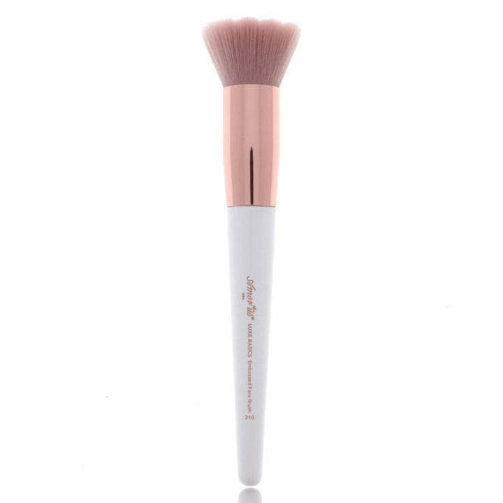 Thumbnail: #210 LUXE BASICS EMBOSSED FACE BRUSH - 12PCS