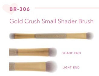 Thumbnail: #306 GOLD CRUSH SMALL SHADER BRUSH - 12PCS