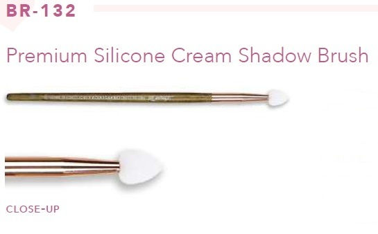 Thumbnail: #132 PREMIUM SILICONE CREAM SHADOW BRUSH - 12PCS