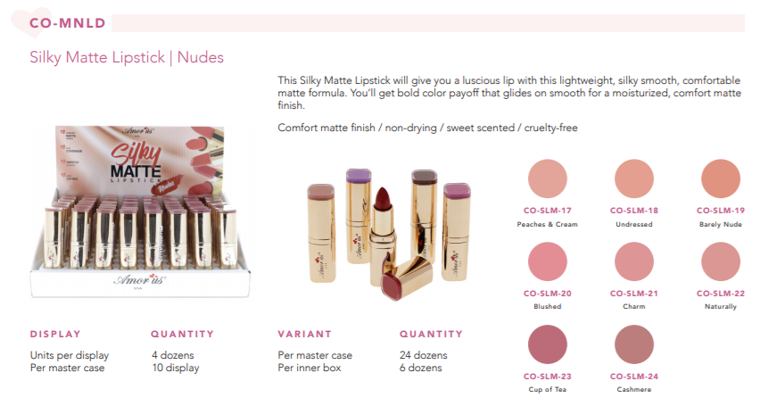 Thumbnail: SILKY MATTE LIPSTICK #22 Naturally (Refill)-6PCS