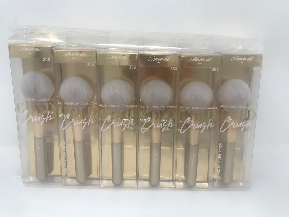 Thumbnail: #306 GOLD CRUSH SMALL SHADER BRUSH - 12PCS