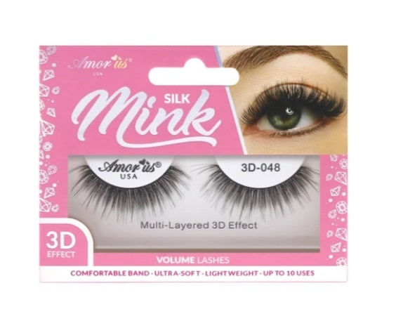 #48-3D SILK MINK VOLUME LASH - 12 PCS
