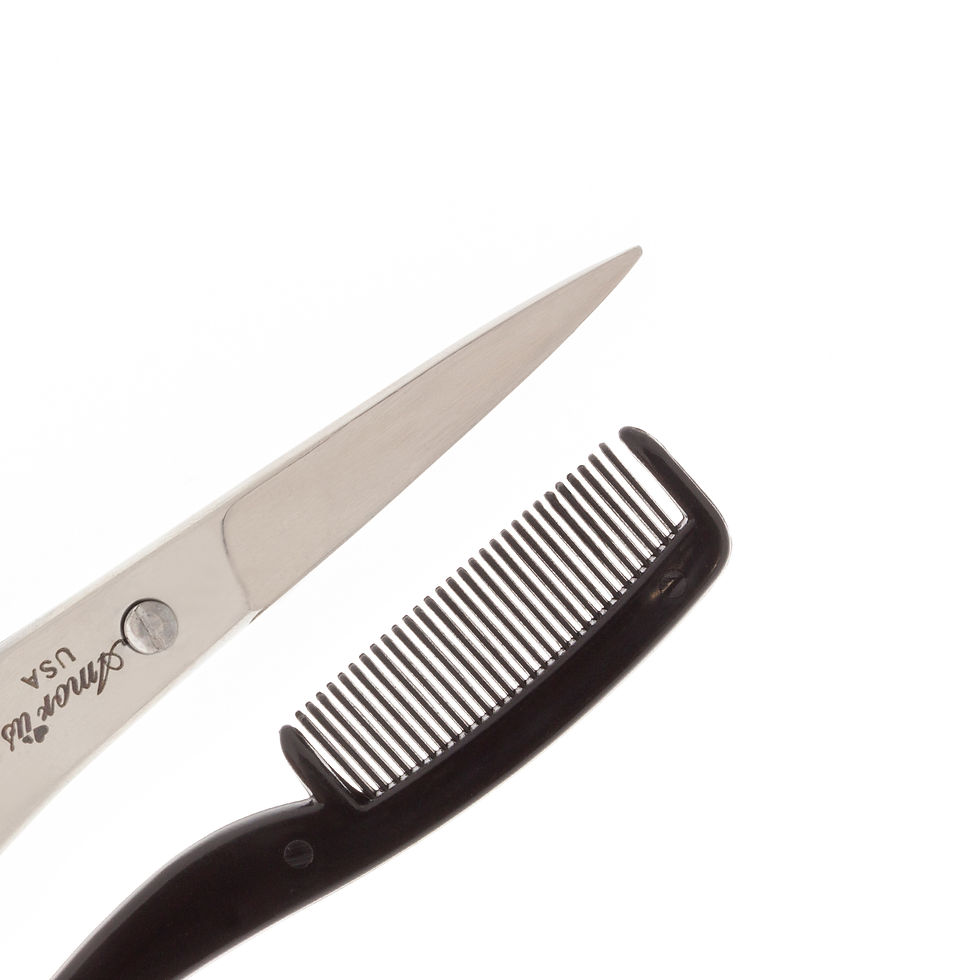 Thumbnail: MUSTACHE AND BEARD KIT, COMB, TRIMMING, STEEL, AFFORDABLE, GOOD QUALITY