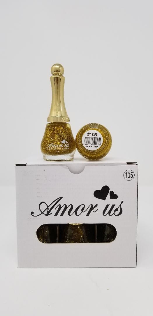 #105 Gold Sparkle Coating -6PCS