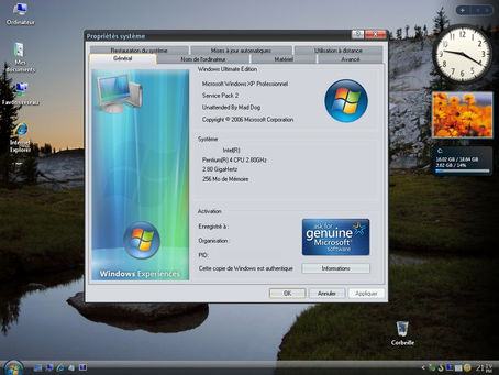 Windows XP Sweet 6.2 Final French SP3 No Activationl