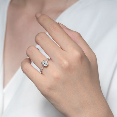 Jewelry Model Photography with an Oval Diamond Ring