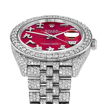 Custom Red Rolex Datejust Photography