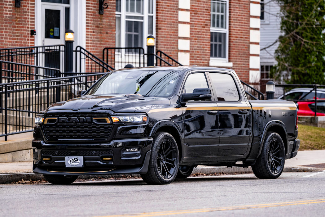 A RAM truck taken on site taken during a custom photography shoot.