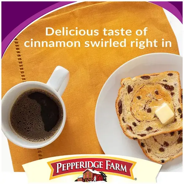 Миниатюра: Pepperidge Farm Raisin Cinnamon Swirl Breakfast Bread - 16oz