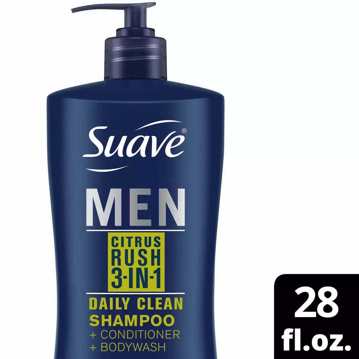 Suave Men Professionals 3-in-1 Shampoo + Conditioner + Body Wash