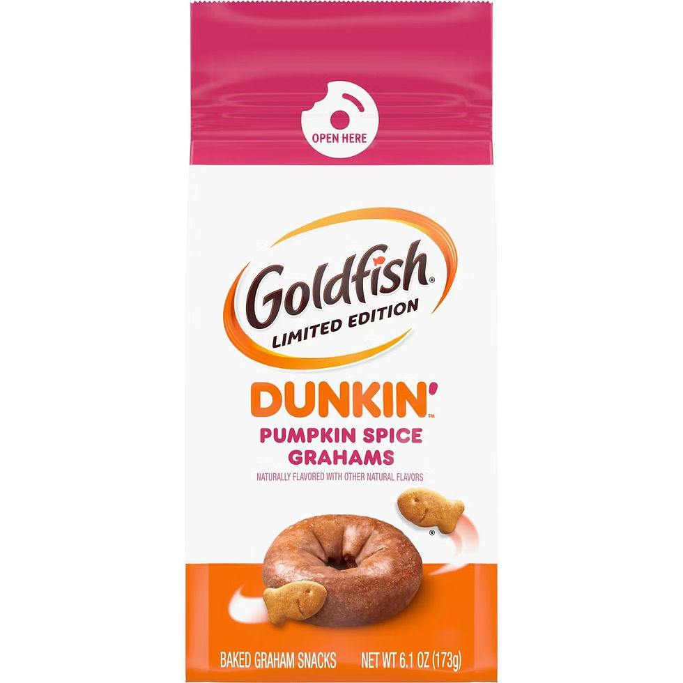 GoldFish ( limited edition ) Dunkin Pumpkin Spice Grahams