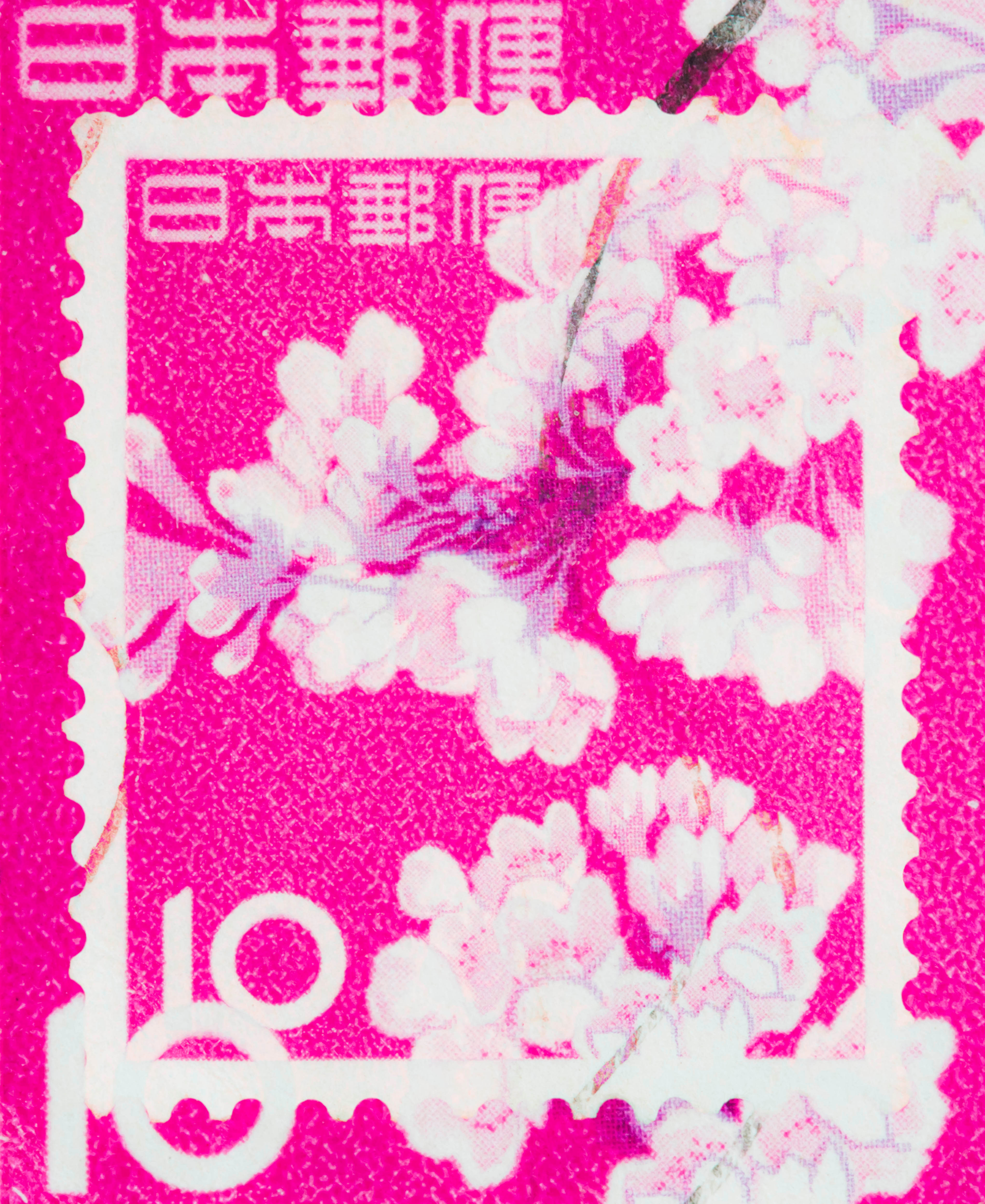japanese-cherry-blossom-fine-art-contemporary-postage-stamp-art-by-deborah-pendell