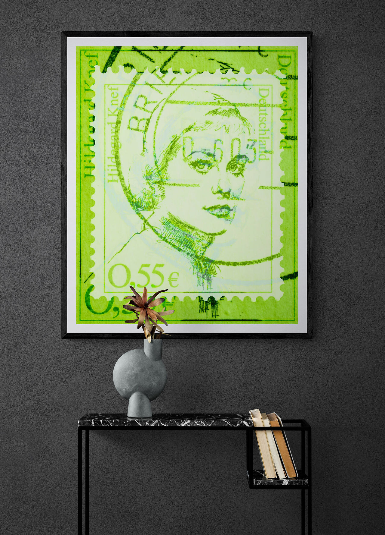 germany-contemporary-art-buy-online-female-portrait-hildegard-knef-postage-stamp