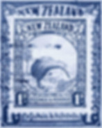 new-zealand-art-kiwi-bird-blue-postage-stamp-deborah-pendell