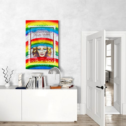 france-contemporary-fine-art-print-year-of-the-woman-feminist-art-france-postage-stamp