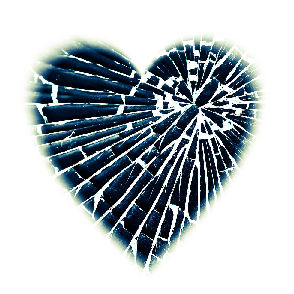 contemporary-fine-art-love-heart-prints-black-shattered-glass-deborah-pendell