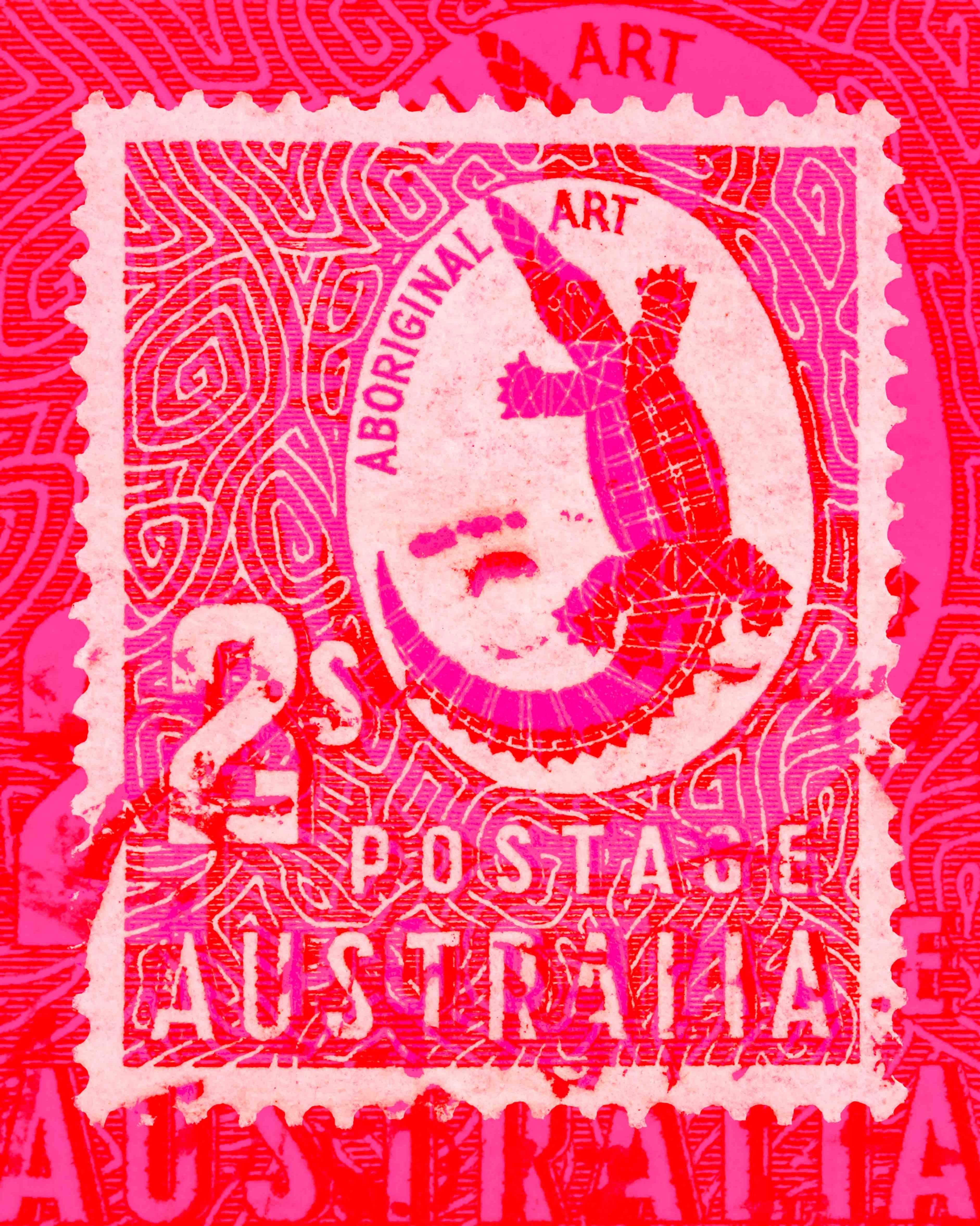 Stamp Collection Art - Australia Johnston's Crocodile