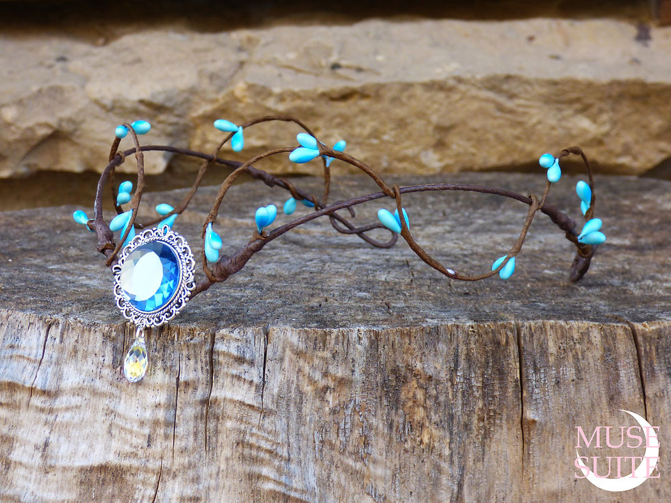 Thumbnail: Fancy tiara/Dif.Colours/ - Elven circlet style- Nymph Collection.